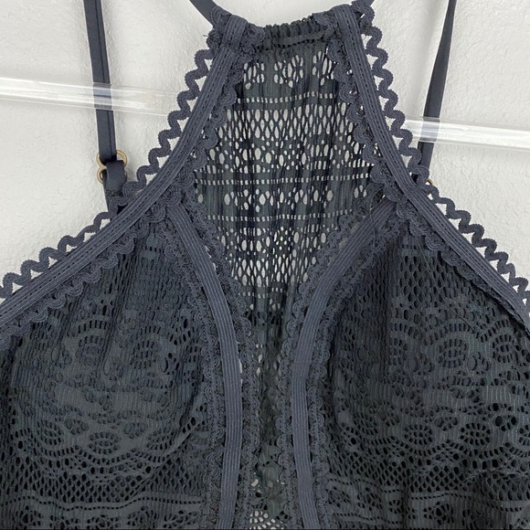 Becca • Crochet High Neck Swimsuit - Picture 3 of 12